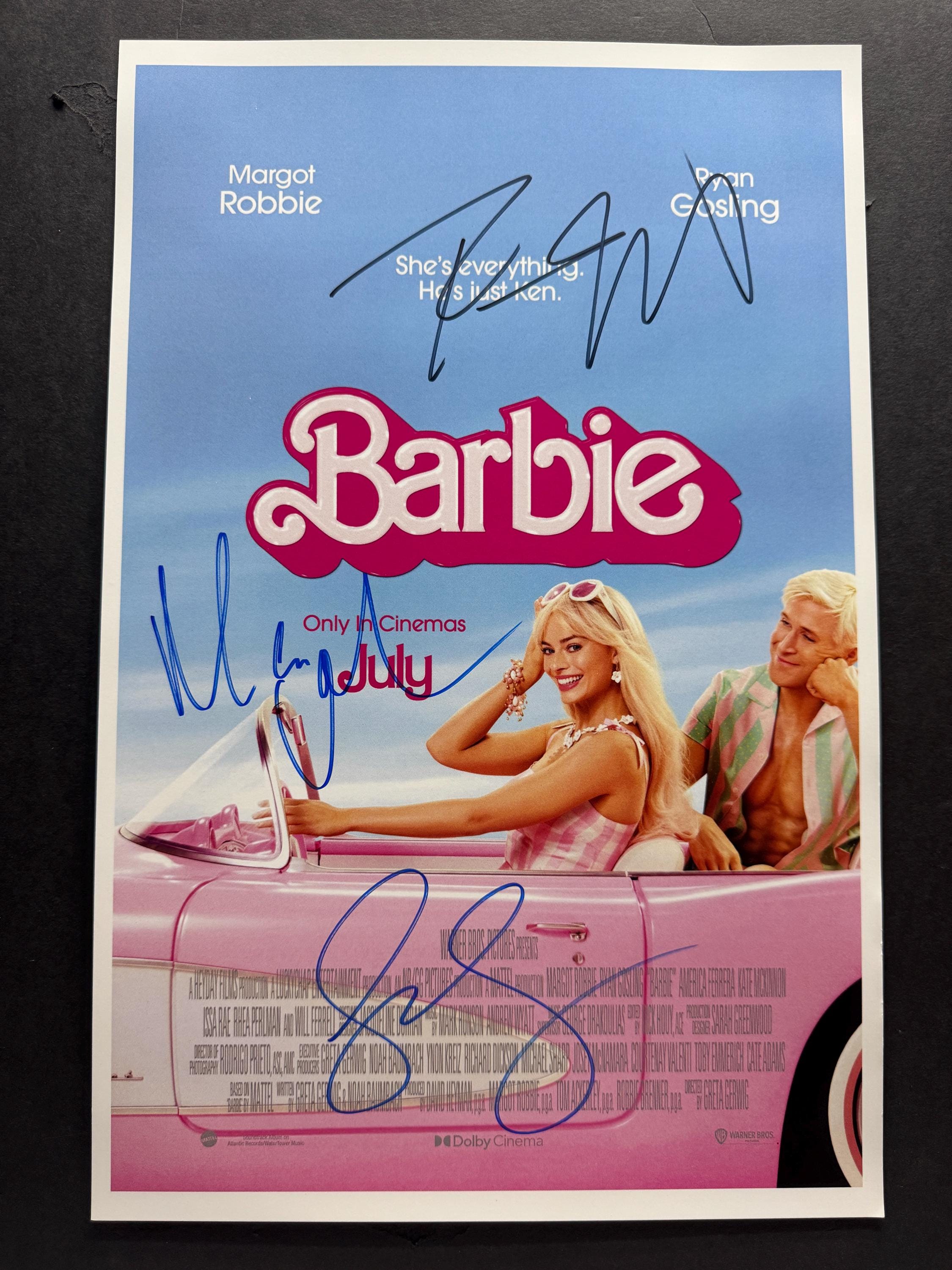 AFFICHE BARBIE 2023 Poster Cinéma Margot Robbie Ryan Gosling A3/A4 EUR