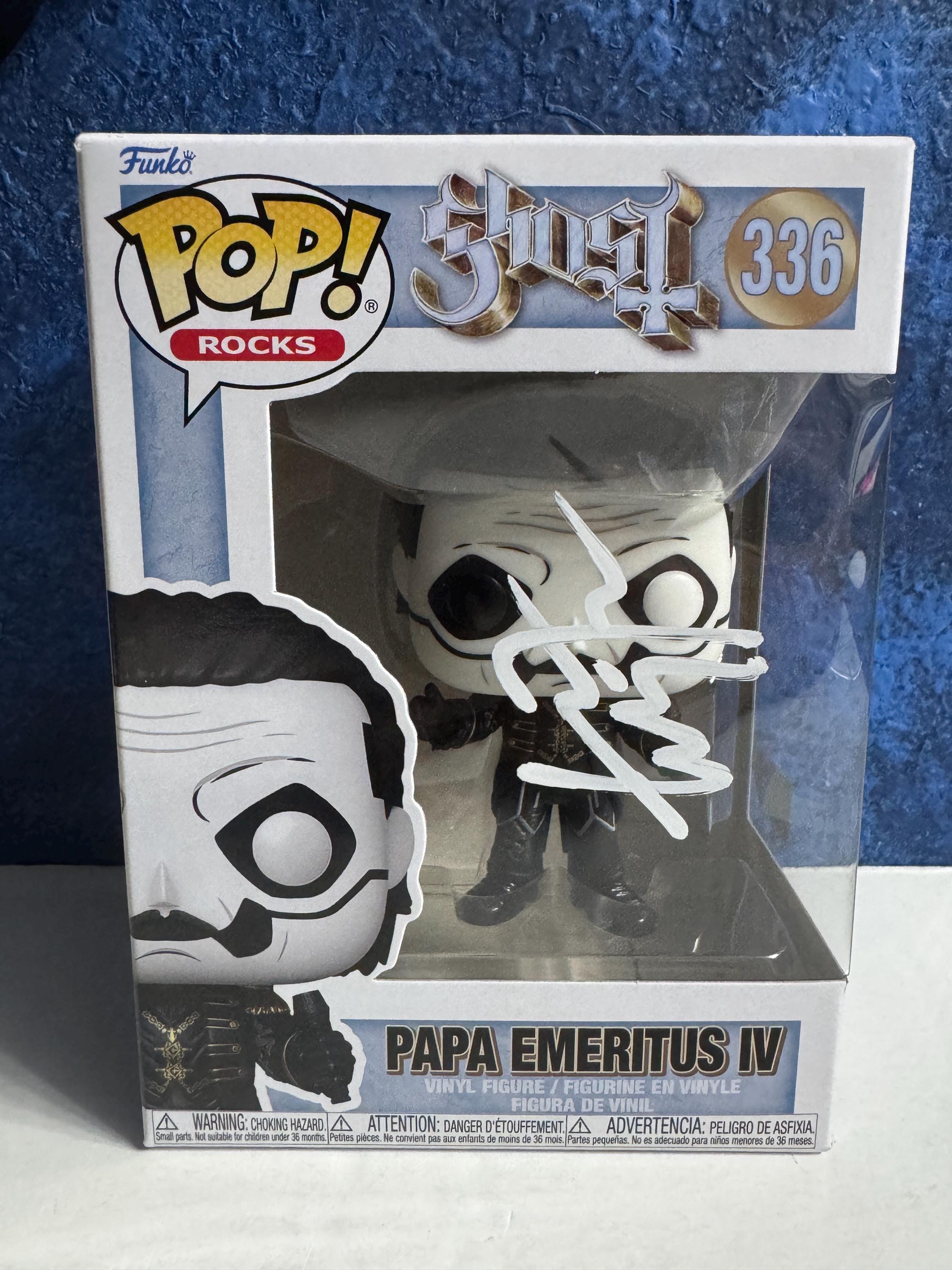 【TOBIAS FORGE直筆サイン入り】限定Funko POP! Ghost Funko Pop! GHOST - Papa Emeritus IV #336 Signed by Tobias