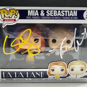 Funko Pop! La La Land - Mia & Sebastian #2pack Signed by Emma