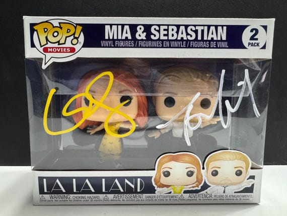 Funko Pop! La La Land - Mia & Sebastian #2pack Signed by Emma