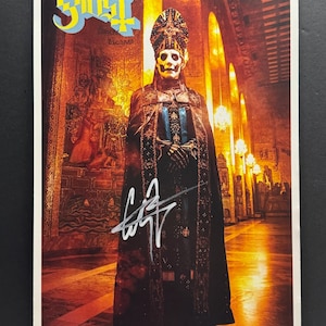 GHOST Signed Poster by Tobias Forge - COA Authenticated - Secure Packaging - Free Shipping