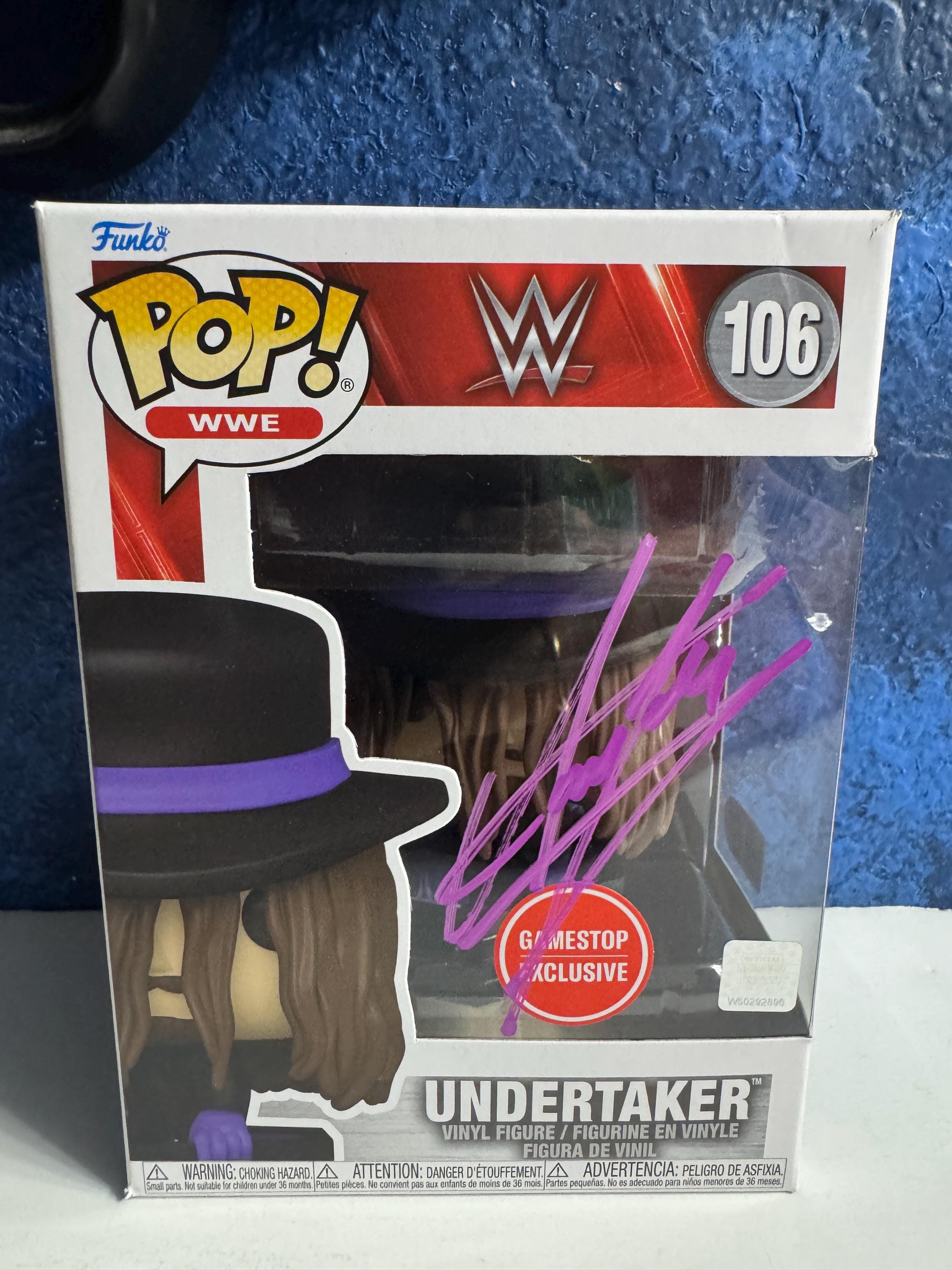Funko Pop! WWE レスリング UNDERTAKER #106 アンダーテイカー直筆