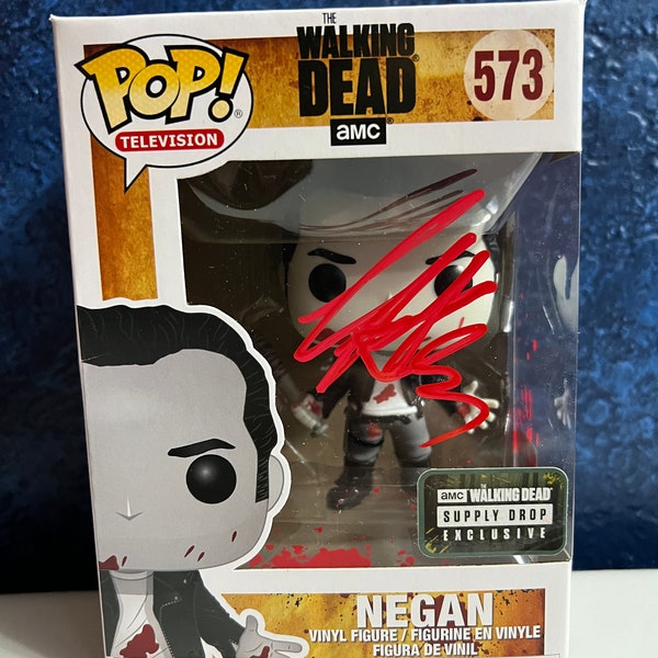 Funko Pop! The Walking Dead NEGAN #573 Signed by Jeffrey Dean Morgan - COA Authenticated - Free Protector - Free Shipping