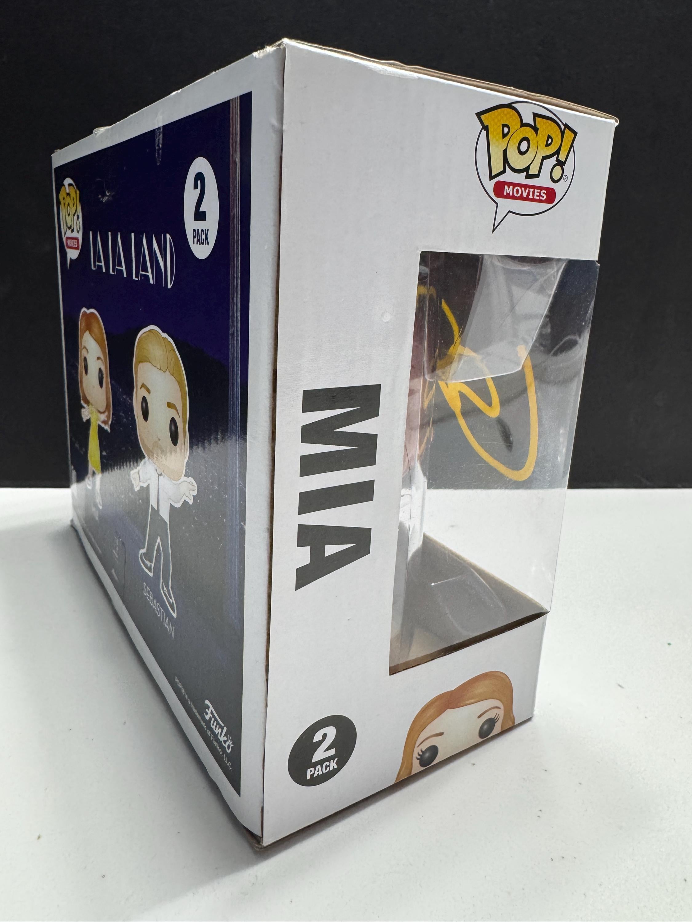 Funko Pop! La La Land - Mia & Sebastian #2pack Signed by Emma