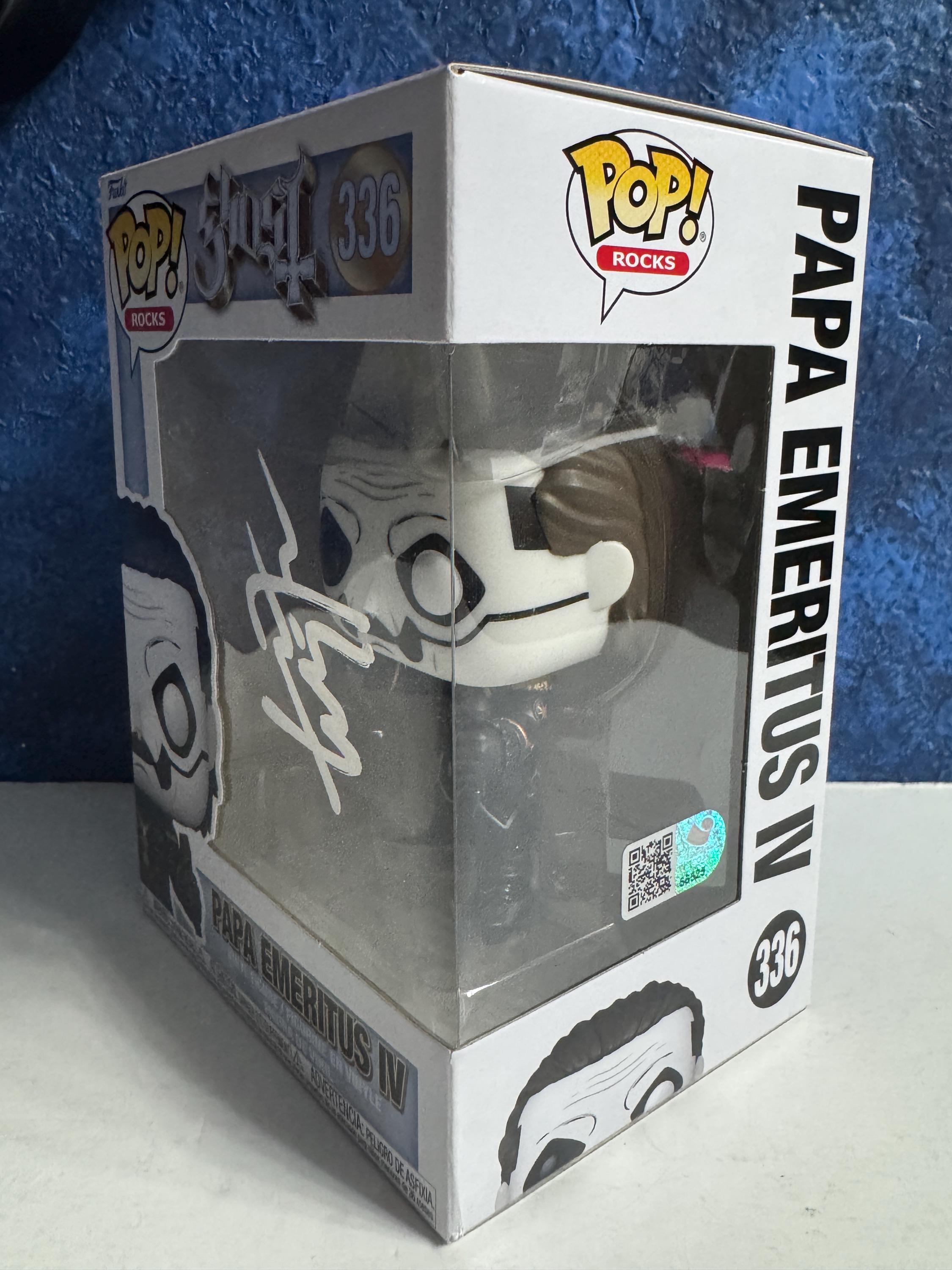 Funko Pop! GHOST - Papa Emeritus IV #336 Signed by Tobias
