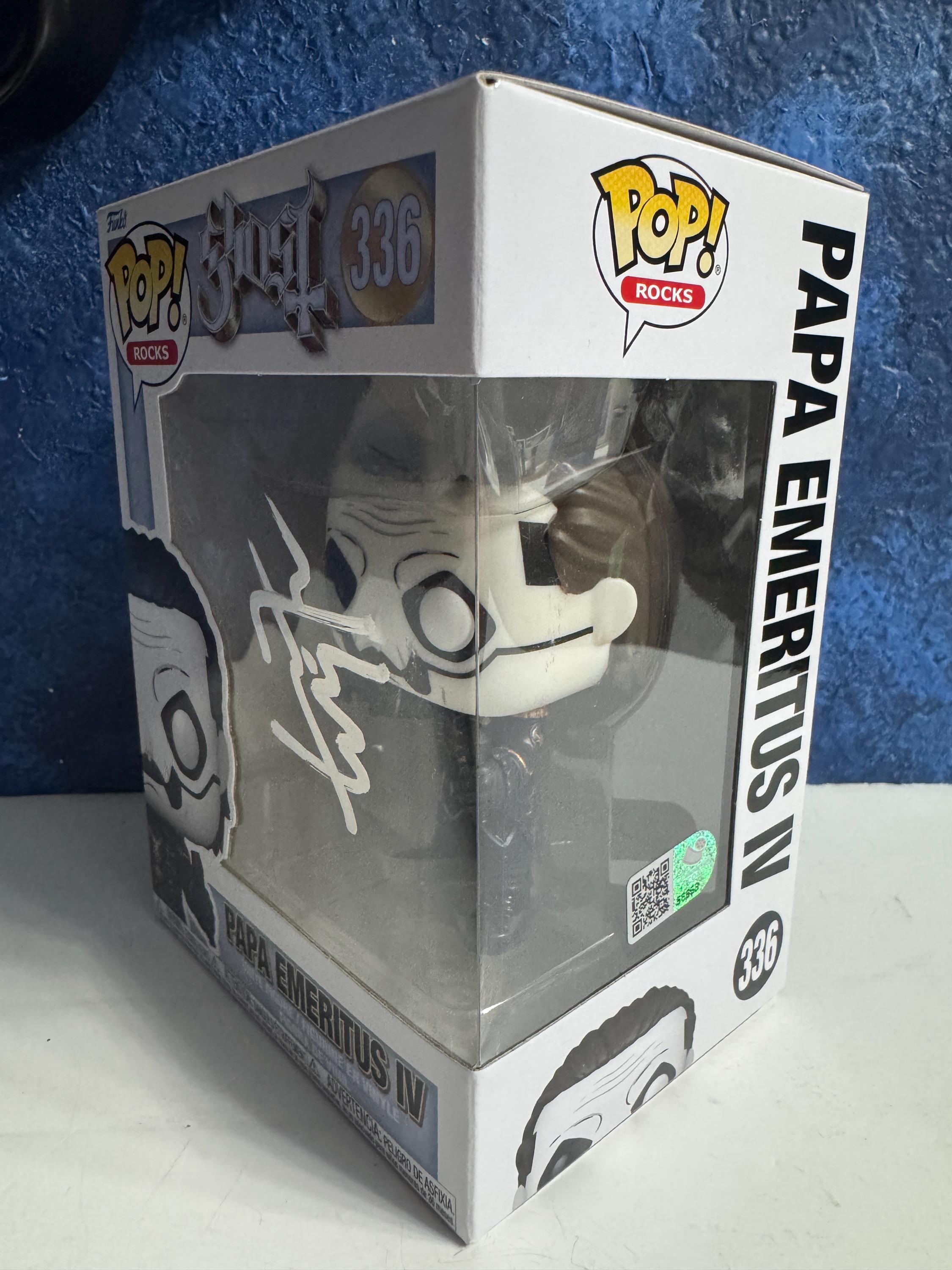 Funko Pop! GHOST - Papa Emeritus IV #336 Signed by Tobias Forge