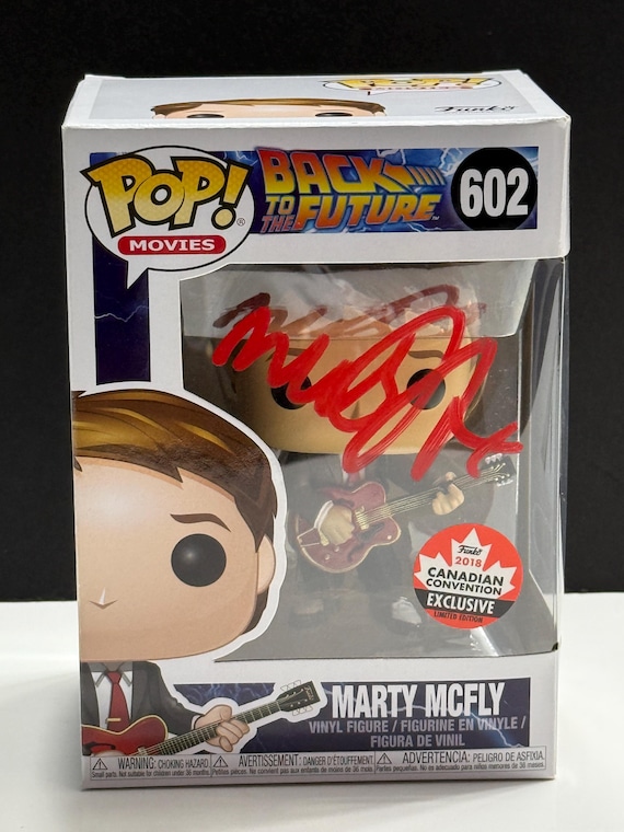 Funko Pop! Back to the Future - Marty Mcfly #602 Signed by MICHAEL