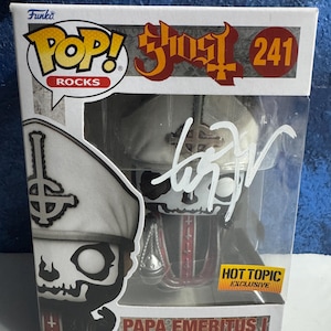 Funko Pop! GHOST - Papa Emeritus I #241 Signed by Tobias
