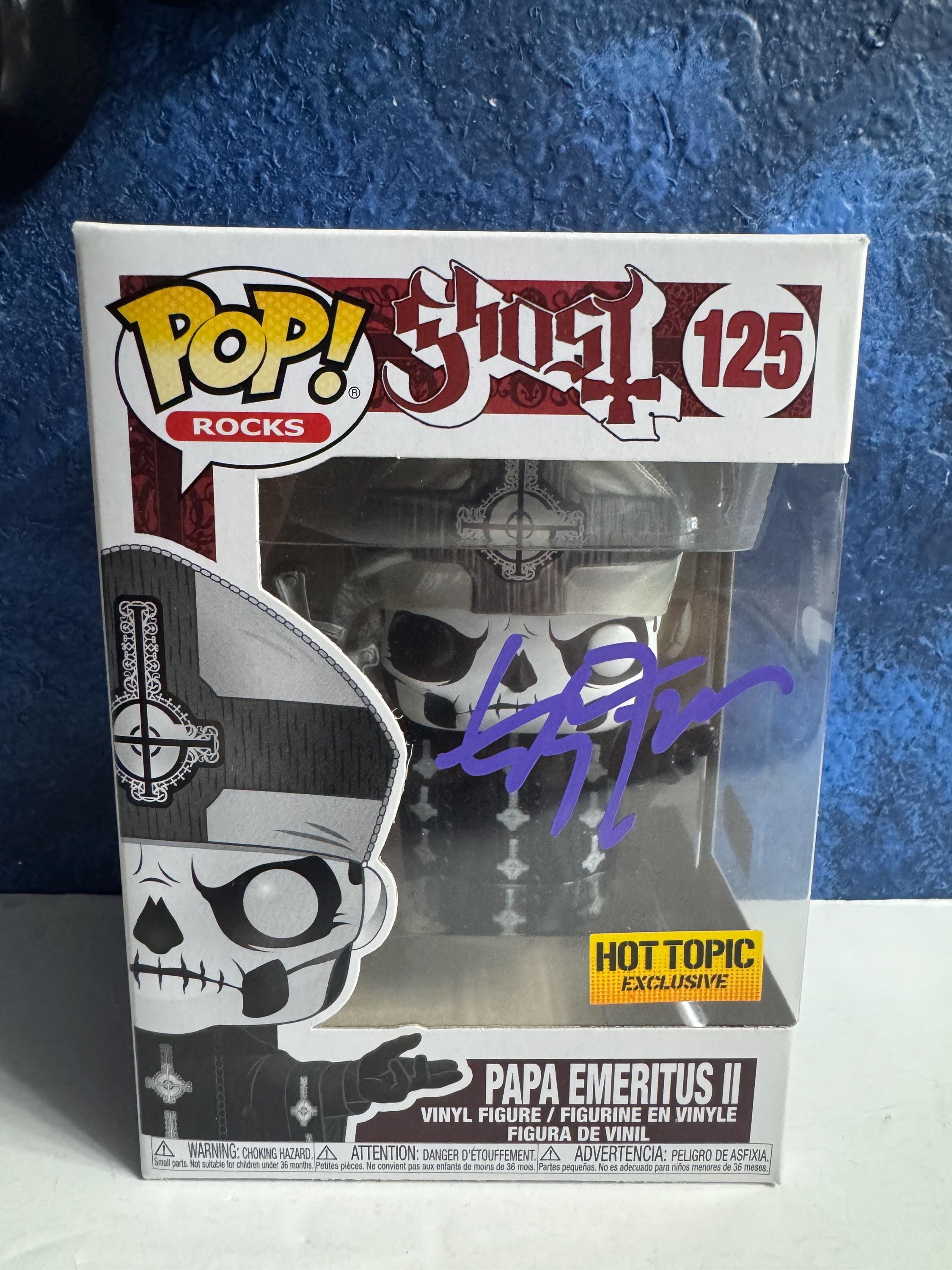 【TOBIAS FORGE直筆サイン入り】限定Funko POP! Ghost Tobias Forge Signed Autograph Funko Pop Ghost Papa Emeritus