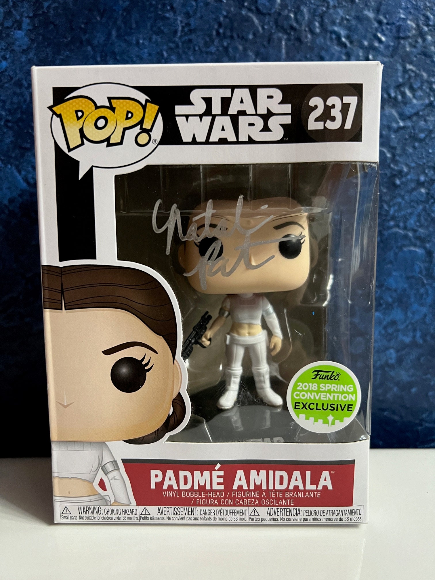 Funko Pop! Star Wars PADME AMIDALA # 237 Signiert von Natalie