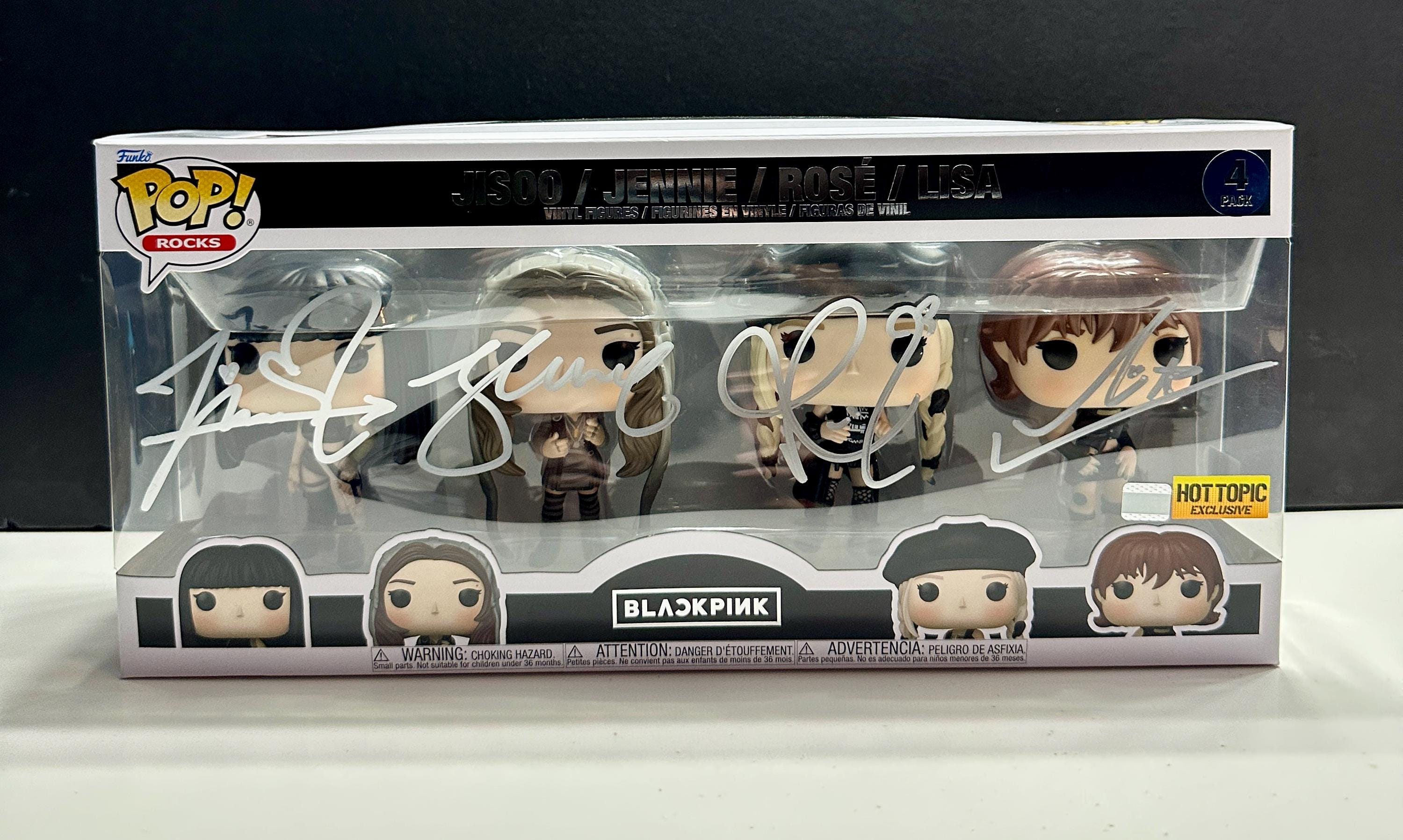 Funko Pop! BLACK PINK #4pk Signed by Jisoo,jennie,rose, & Lisa