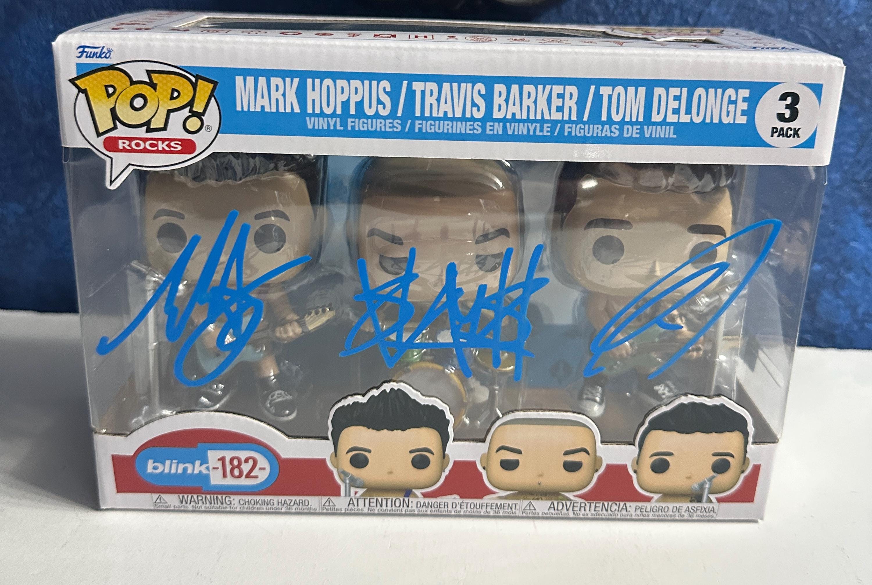 Funko Pop! Blink-182 - Set Mark Hoppus, Travis Barker, Tom Delonge - Édition Hot Topic