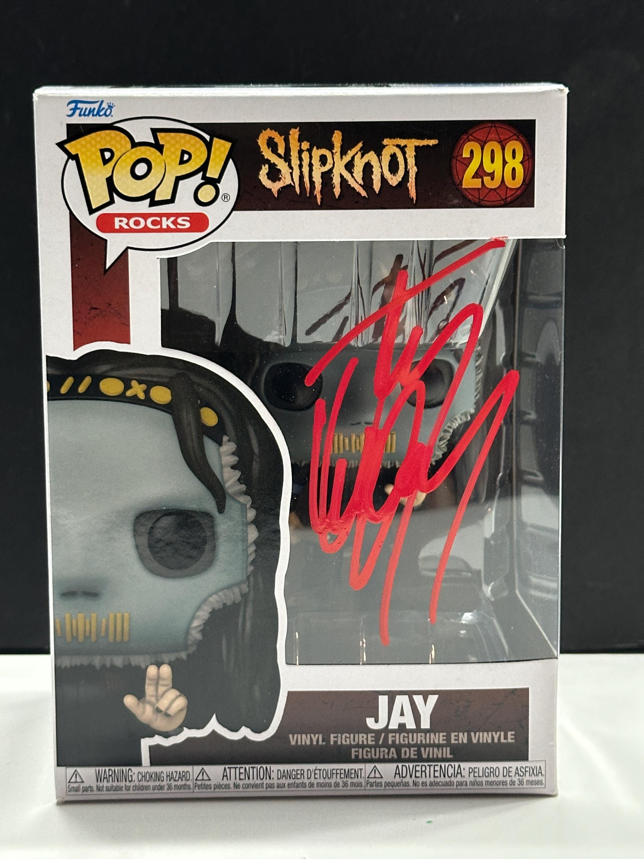 Funko Pop! SLIPKNOT - Jay #298 Signed by Jay Weinberg - COA