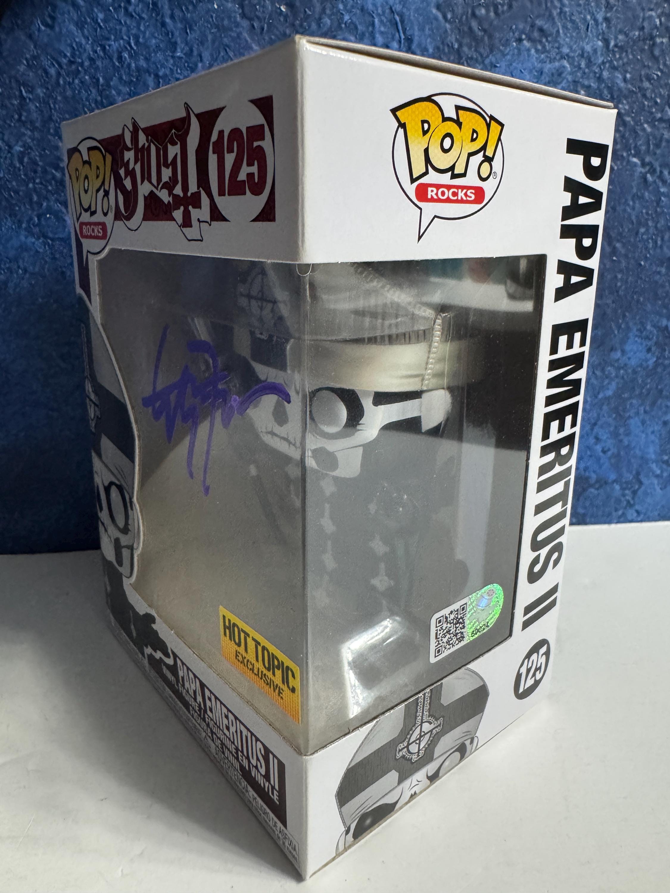 Funko Pop! GHOST - Papa Emeritus II #125 Signed by Tobias