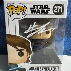 Funko Pop! スター・ウォーズ - アナキン・スカイウォーカー #271 ヘイデン・クリステンセン直筆サイン入り - COA認証済み - プロテクター付き - 送料無料
