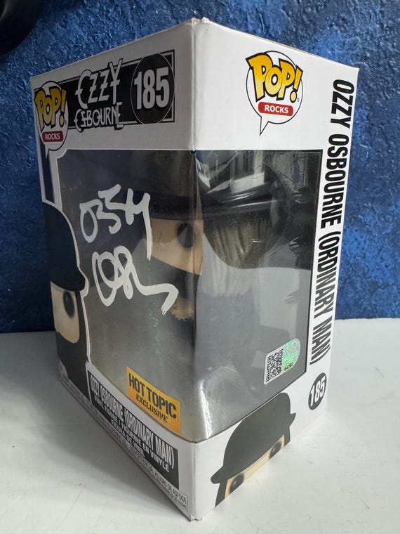 Funko Pop! OZZY OSBOURNE Ordinary Man #185 Signed by Ozzy Osbourne