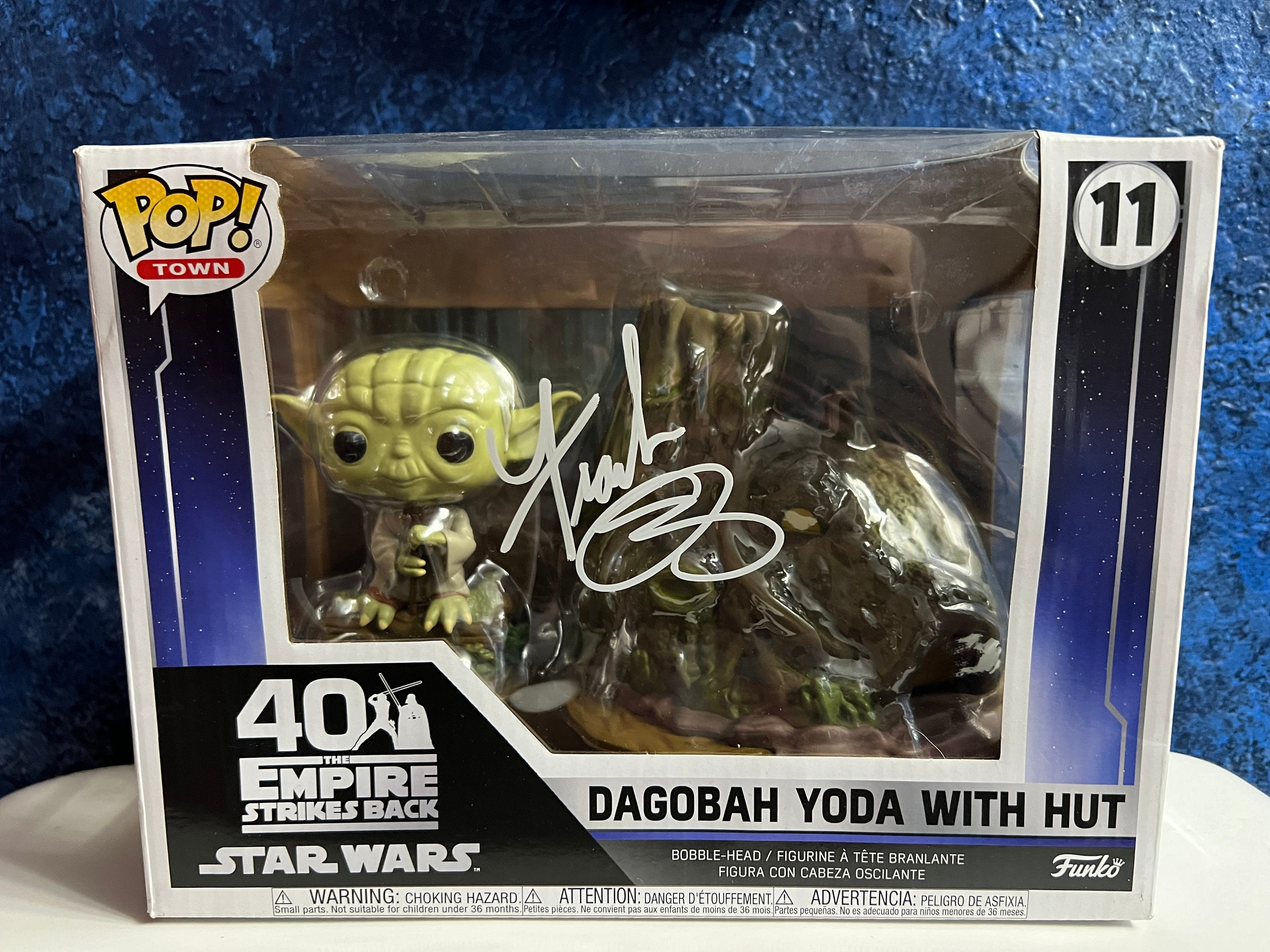 Funko Pop Star Wars DEGOBAH YODA With Hut 11 Signed by Frank Oz COA Authenticated Free Protector Free Shipping Etsy