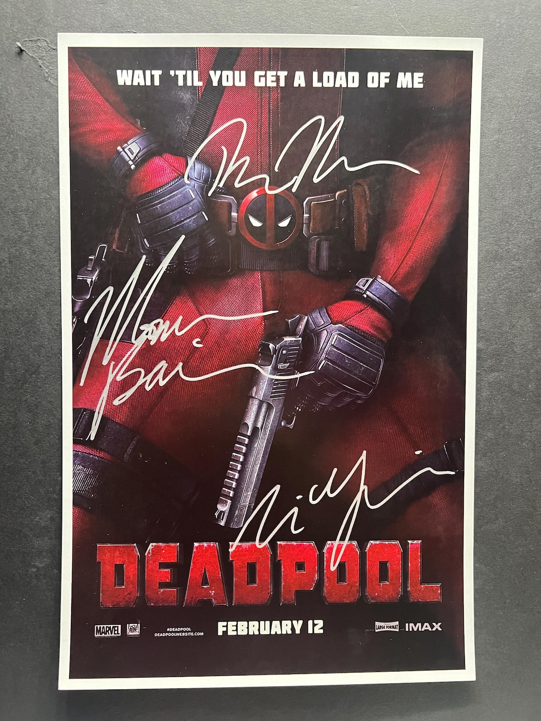 “Deadpool”  (Teaser / Advance Version)   Original One Sheet Poster - Film Poster - Movie Poster main image 1
