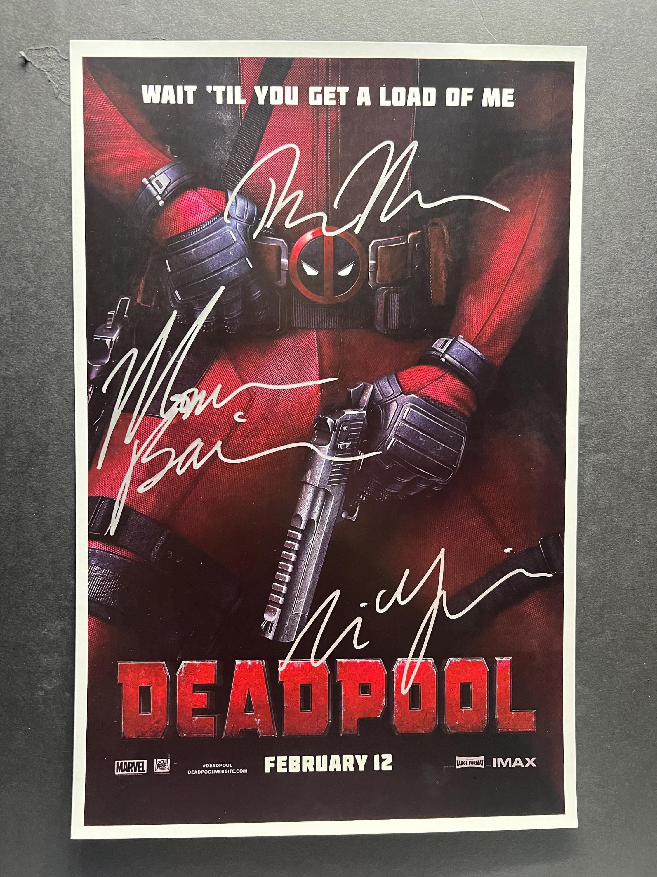 デッドプール ポスター ロブライフェルド サイン入り インスタ抽選で