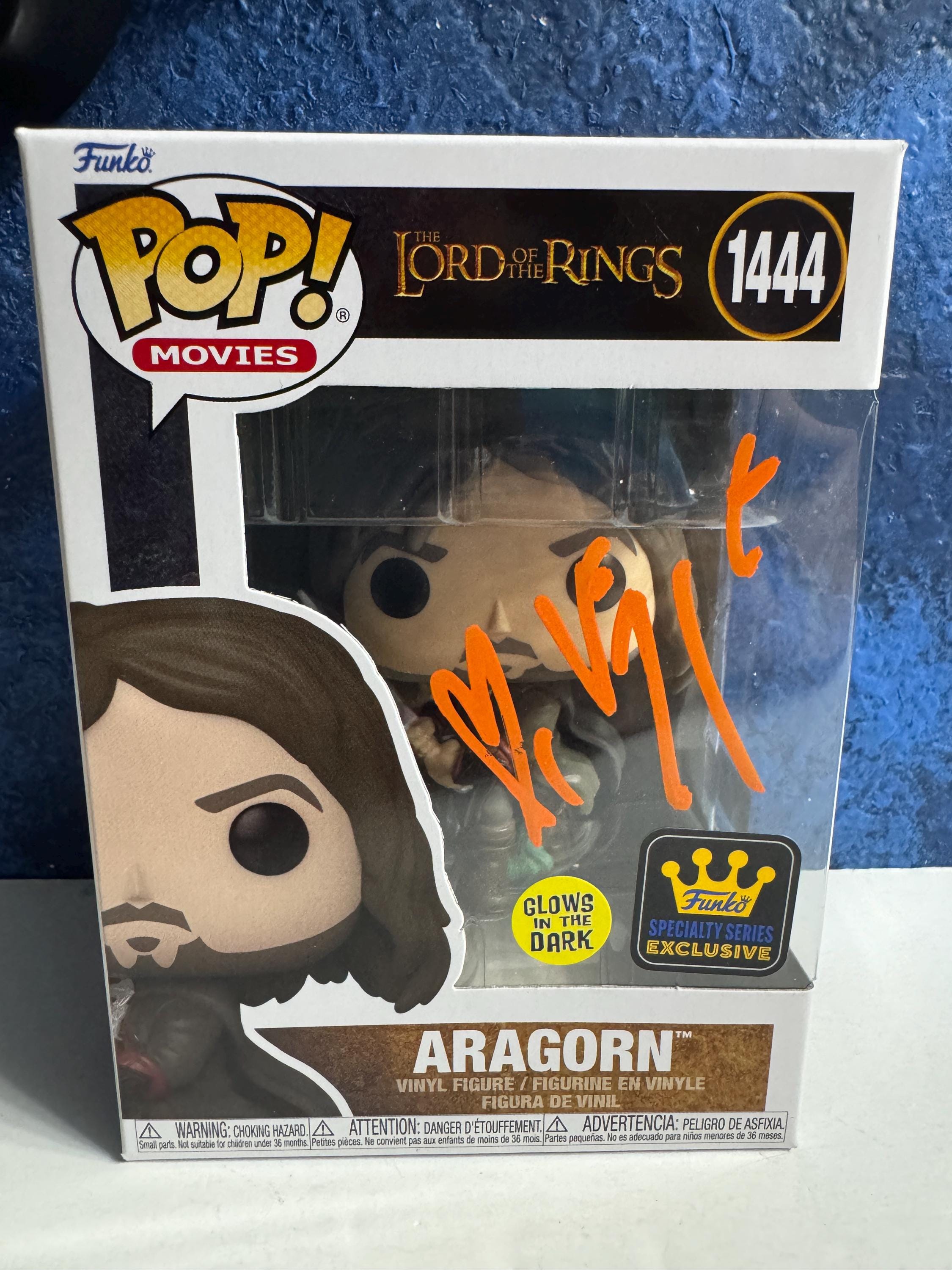 Funko Pop! Lord of the Rings - ARAGORN #1444 Signed by Viggo Mortensen -  COA Authenticated - Free Protector - Free Shipping - Etsy