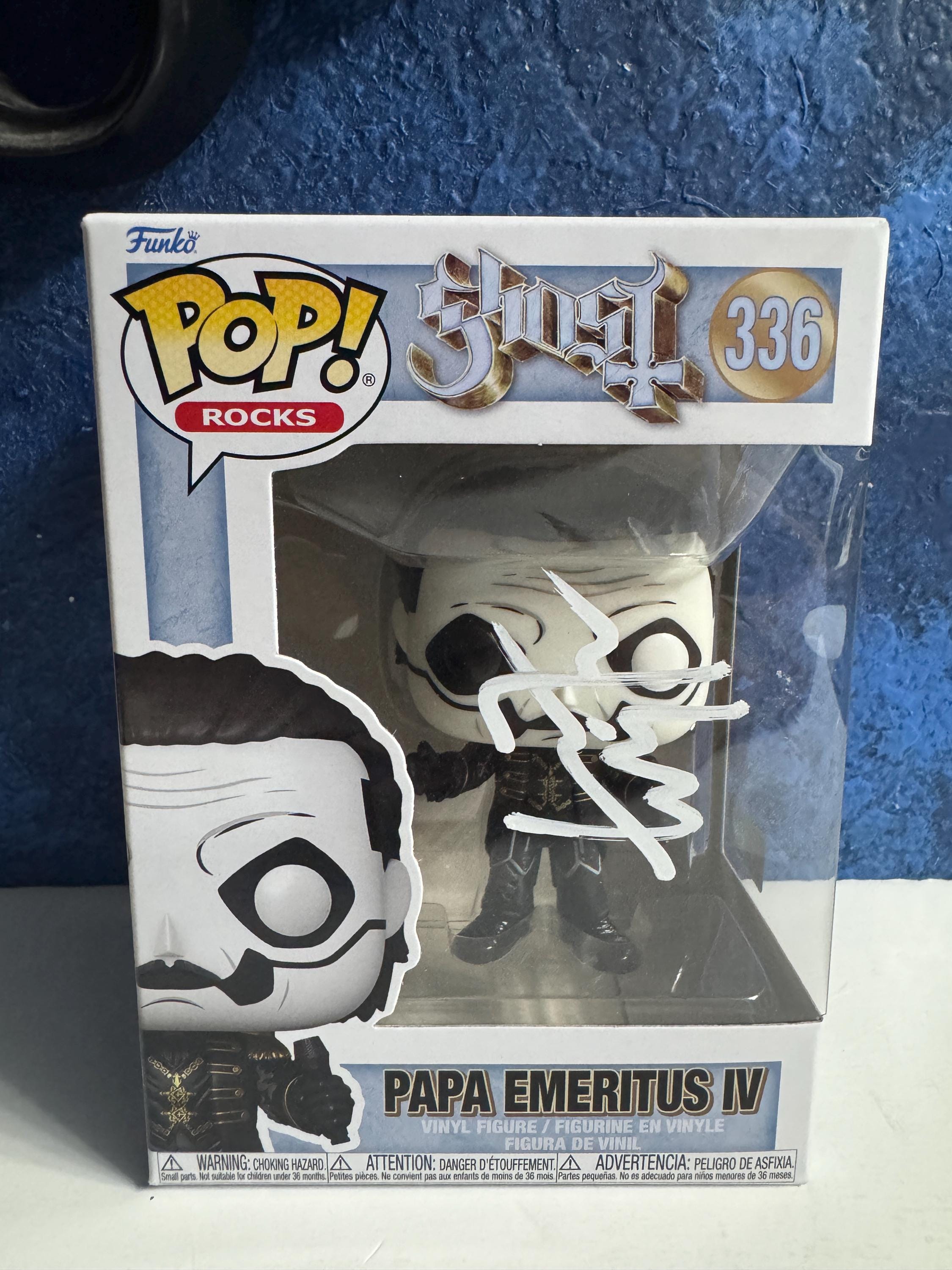 Funko Pop! GHOST - Papa Emeritus IV #336 Signed by Tobias Forge