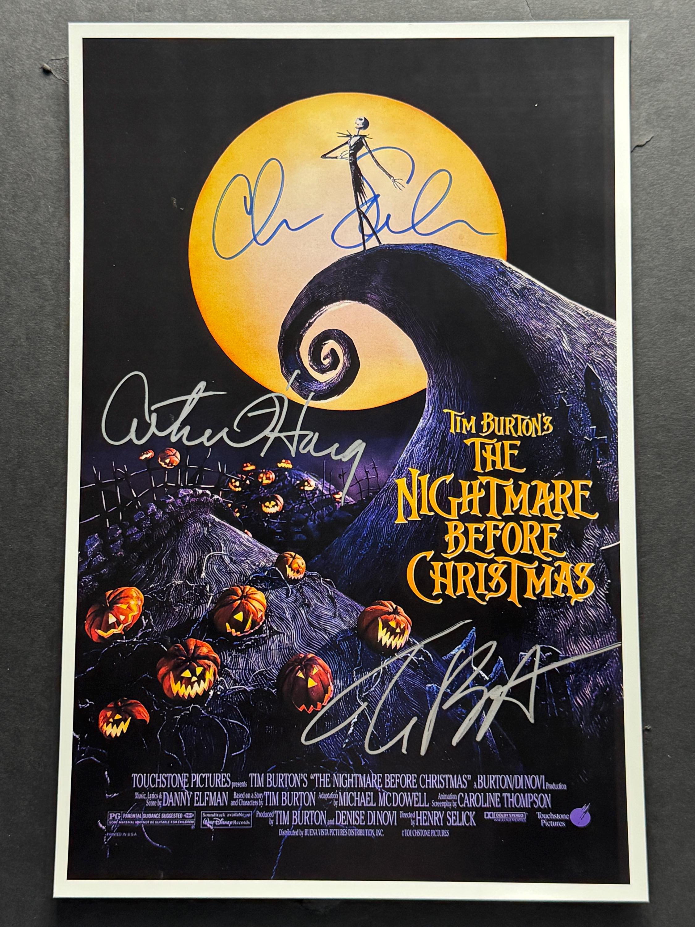 Original autograph tim burton - Etsy 日本