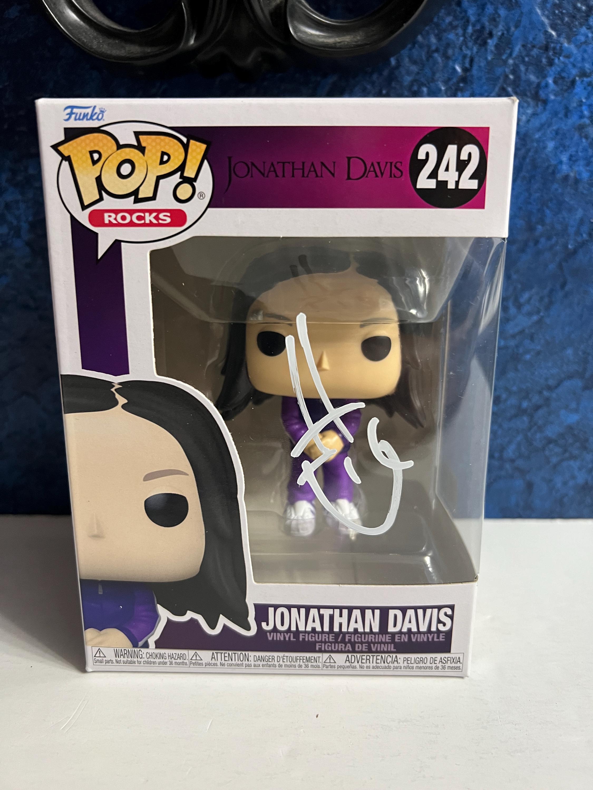 Funko Pop! JONATHAN DAVIS - Korn #242 Signed by Jonathan