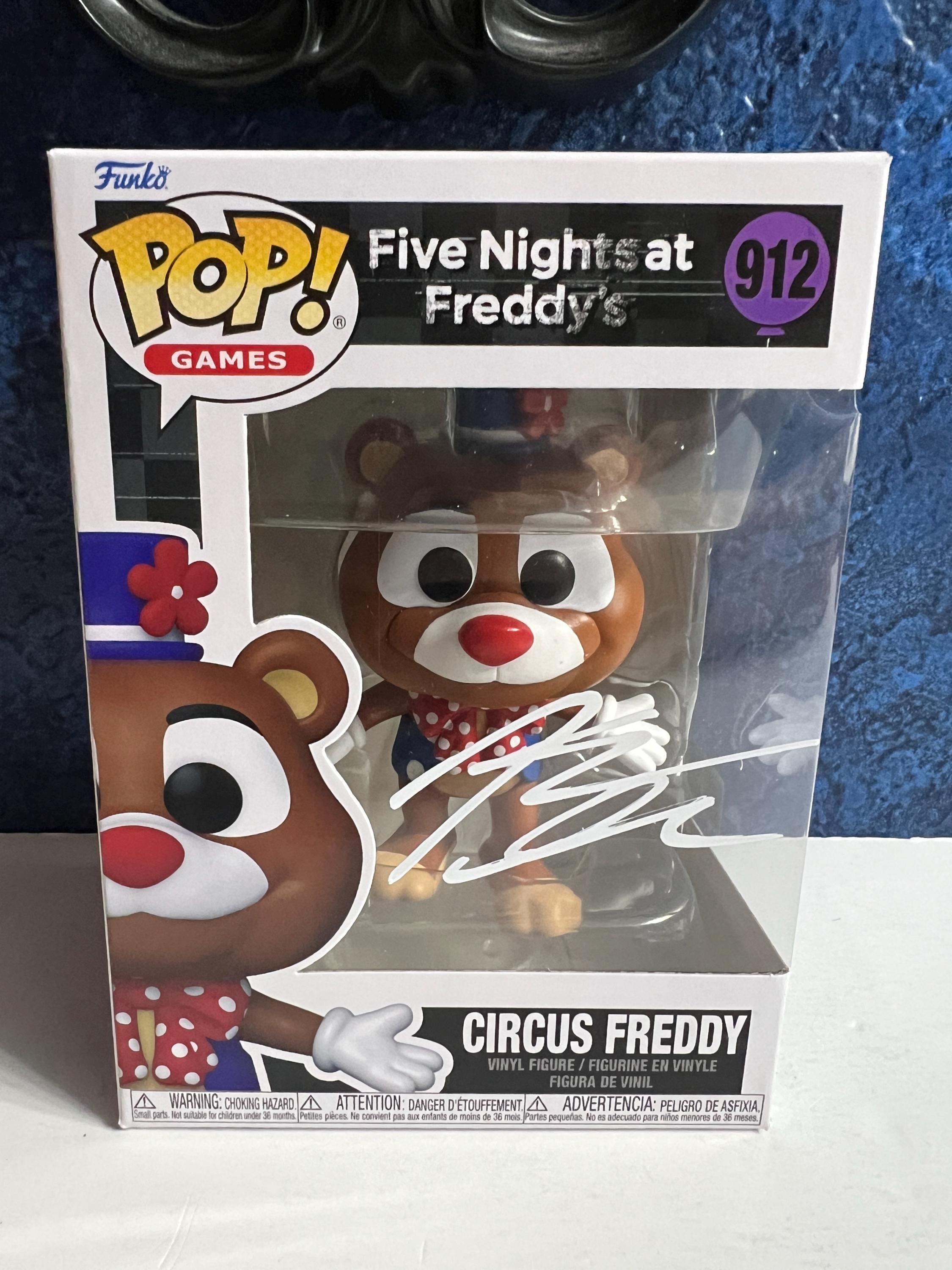 Funko Pop! Five Nights at Freddy's - Circus Freddy #912 Signed by