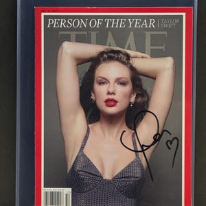 TAYLOR SWIFT Time Magazine 2023 Signed by Taylor Swift - COA Authenticated - Secure Packaging - Free Shipping
