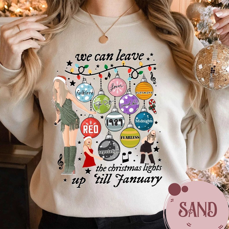 We Can Leave the Christmas Lights up 'til January Etsy UK