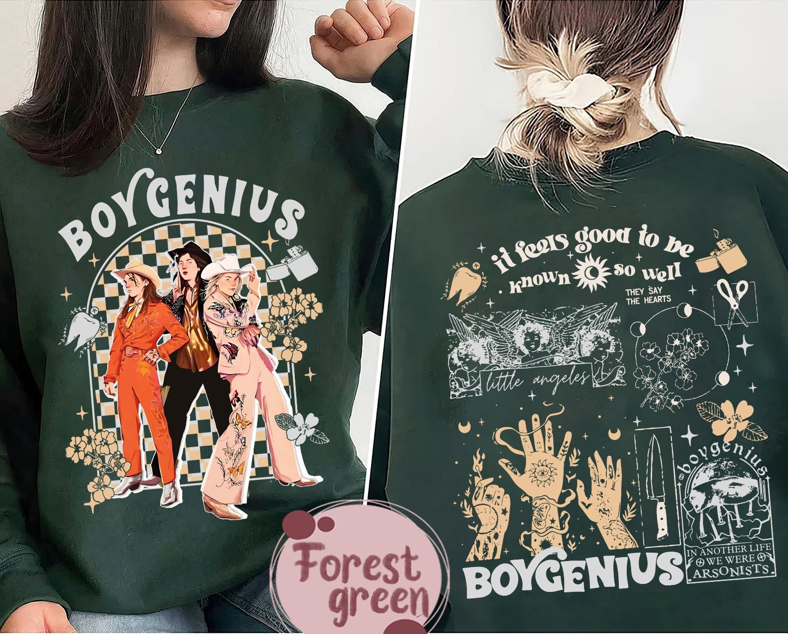 Boygenius Band 2023 Tour Shirt Boygenius Merch Indie Rock Etsy UK