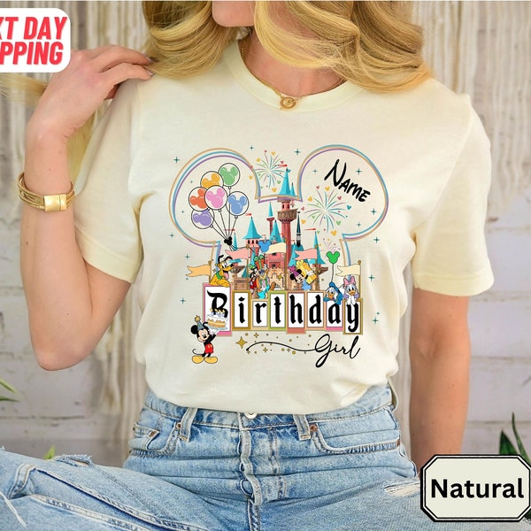 Disneyworld 2024 Birthday Name Shirt, Disneyland Birthday Shirt, Minnie Birthday, Women Birthday Shirt, Disneyworld Birthday,Minnie Name Tee