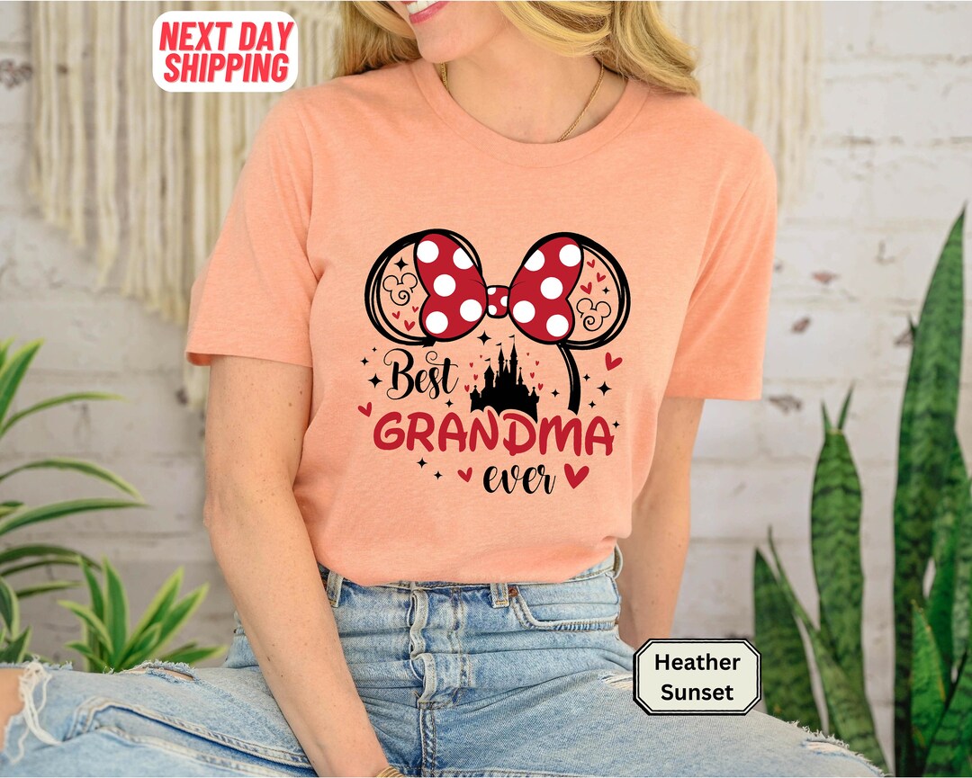 Disney Best Grandma Ever Shirt, Disney Grandma Shirt, Promoted to