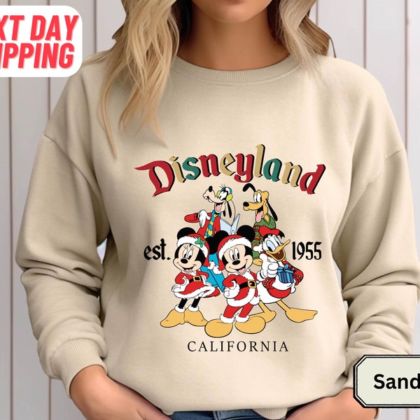 Christmas Disneyland Sweatshirt, Disneyland Christmas Shirt, Mickey Christmas Shirt, Mickey Christmas Sweatshirt, Merry Christmas