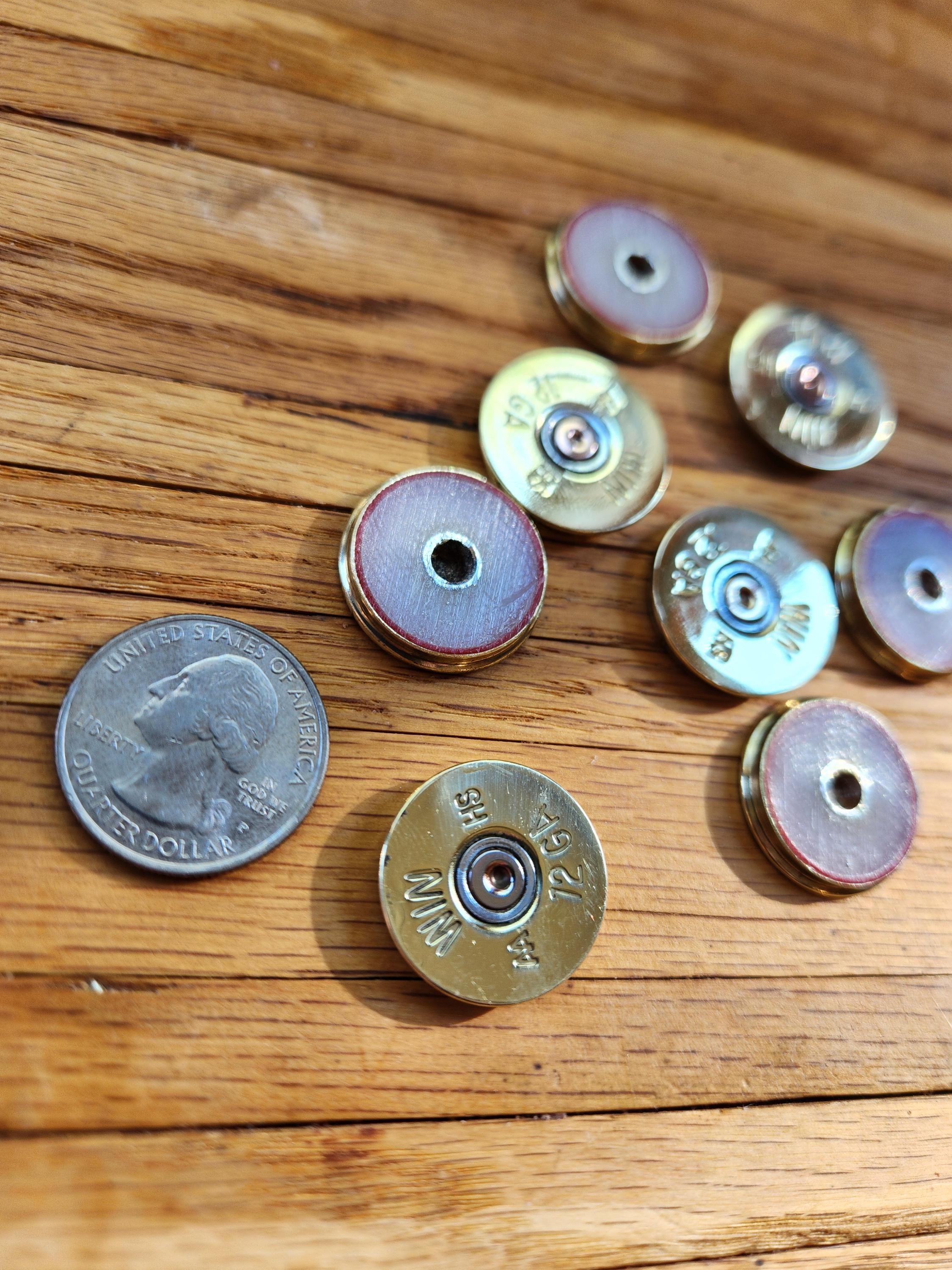 12 Gauge Shotgun Shell Head Stamp Rounds (slices). - Etsy