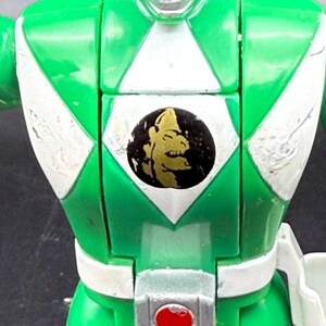Vintage Mighty Morphin Power Rangers Action Figures (Green, Red, Black) – Bandai MMPR Toys image 6