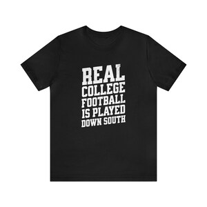 Real CFB Is Played Down South - Faded - Unisex Short Sleeve T-shirt