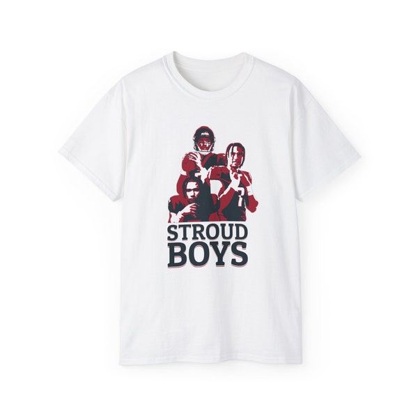 Stroud Boys - Cotton T-shirt - CJ Stroud, Houston, Football, Sports Tee, Dallas, Texas, Xmas, Father's Day, gift