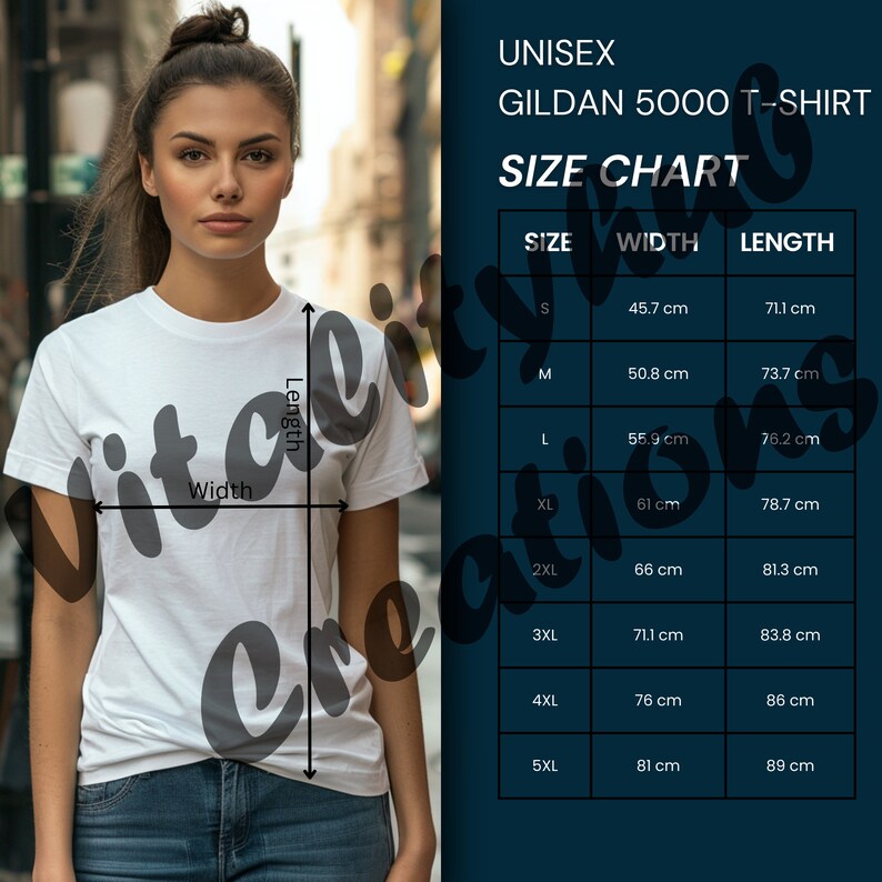 Gildan 5000 Size Chart Tshirt Size Chart Measurement Chart Gilden