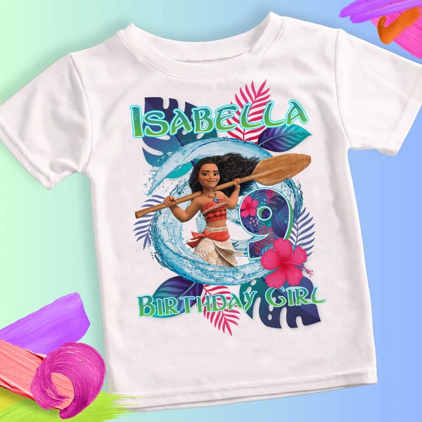 Moana Birthday Shirt, Matching Shirts, Moana Mommy Birthday Party Shirt , Moana Daddy Birthday Shirt, Moana Maui Family Birthday Tshirt