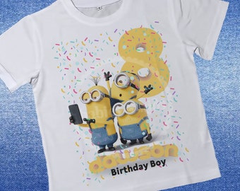 Minion T-shirt, Costume Shirt, Minions Family Matching Shirt, Despicable Me Costume,Minions Shirt, Minions Group Halloween Costume