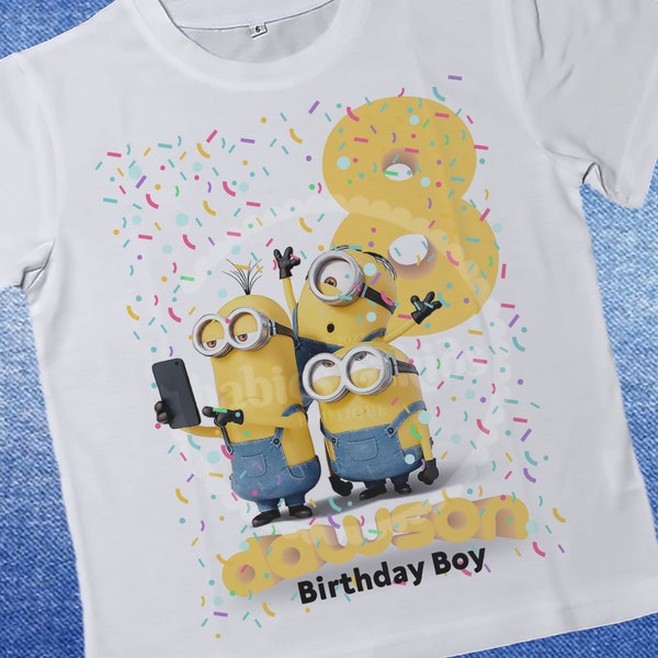 Minion T-shirt, kostuum shirt, Minions familie bijpassende shirt, Despicable Me kostuum, Minions shirt, Minions groep Halloween kostuum