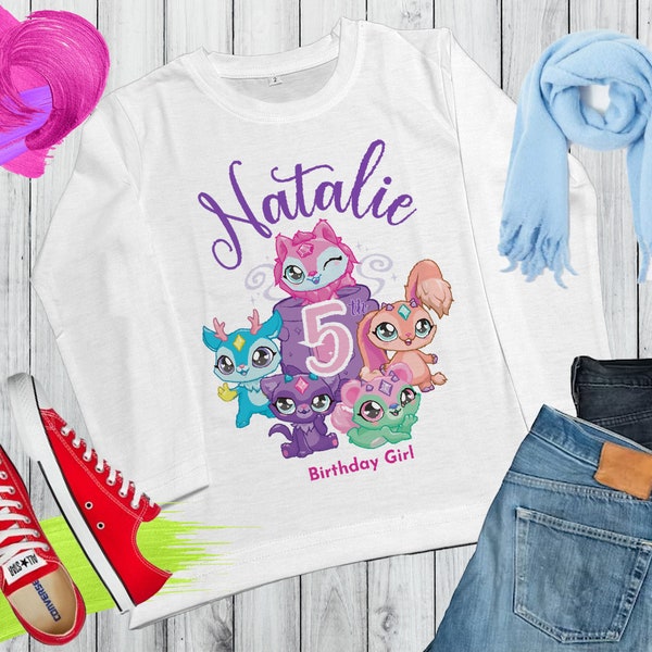 Magic Mixies T-Shirt for Kids, Personalized shirt Girl, family tees Custom