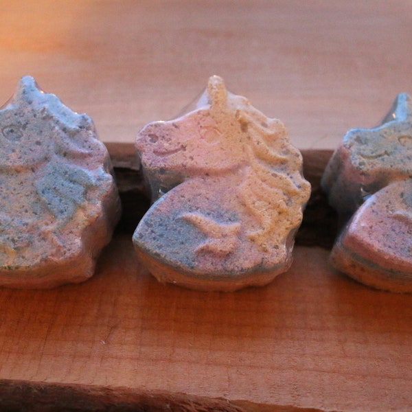 Unicorn Bath Bomb with Toy Inside, Handmade All Natural