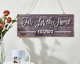 Personalized Wooden Name Sign - Custom Home Decor Gift