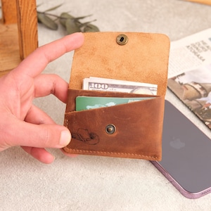 Personalized Card Holder Timber, Christmas Gift Card Holder Timber, Business Card Holder, Personalized Leather Business Card Case