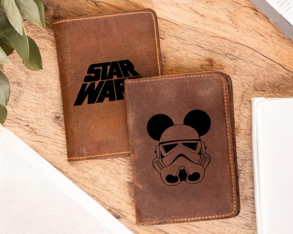 Personalized S Wars Passport Cover Gift Mens, Star W Christmas Gift for  Husband, Personalized Leather Passport Holder, Custom Passport Case