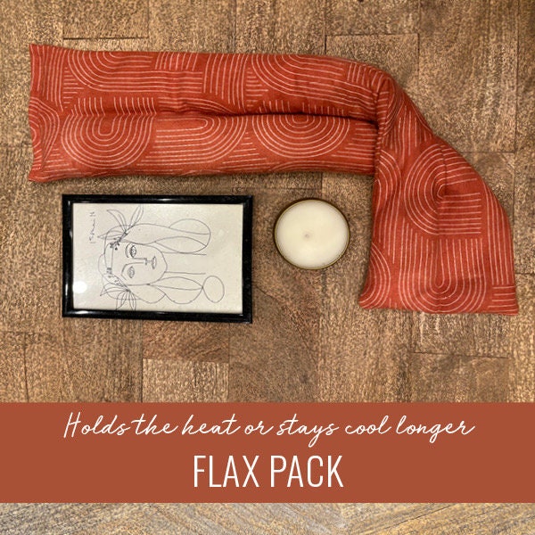 Microwaveable Flax Pack 5”x20” Heat Therapy