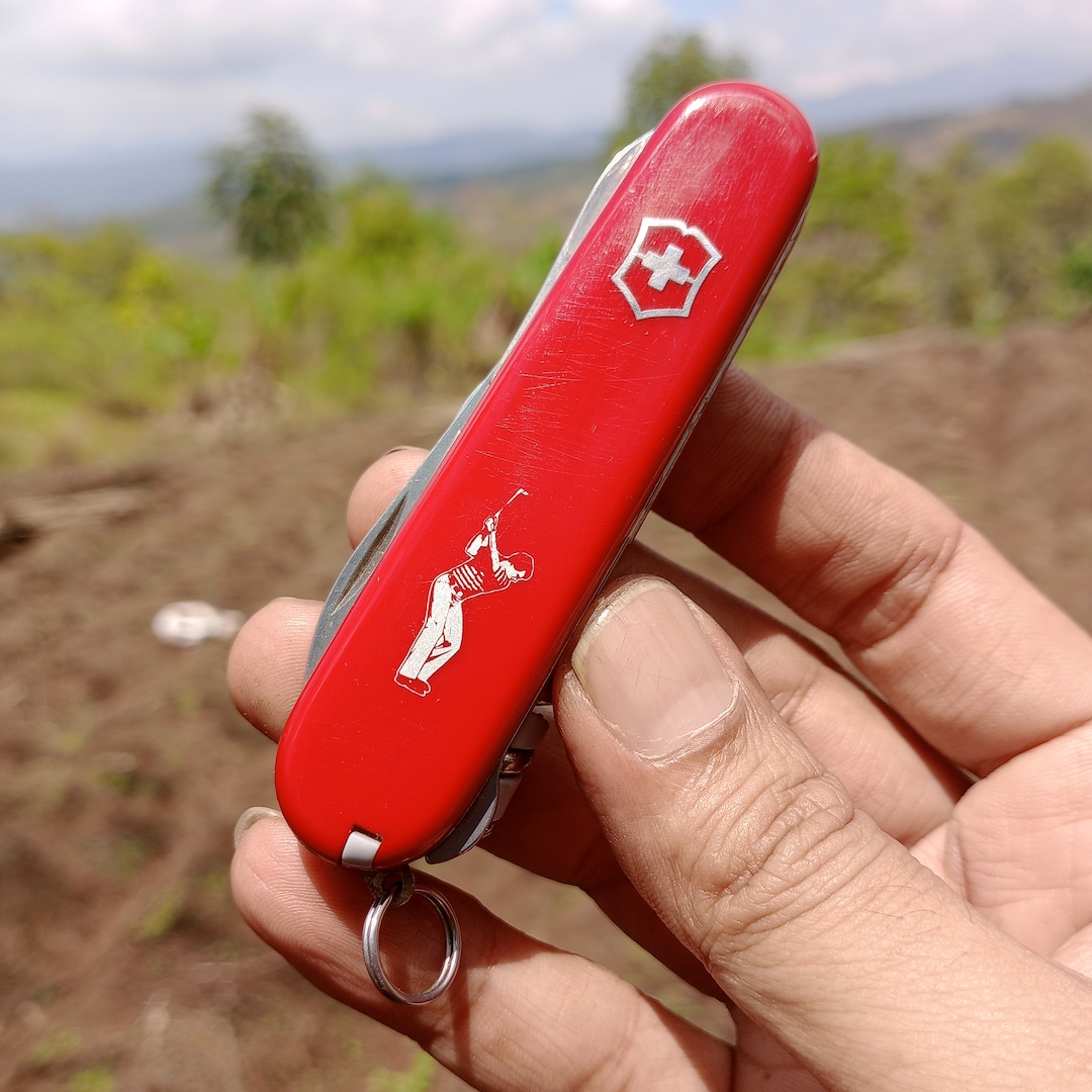 Victorinox GOLFER Divot Repair Tool Combo 3 Layers 91 Mm Red Etsy