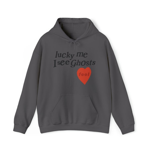 Lucky Me I See Ghosts - Unisex Heavy Blend™ Hooded Sweatshirt